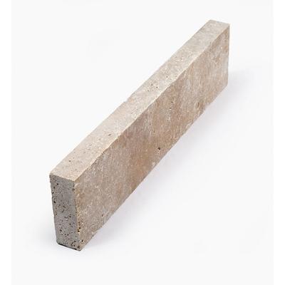Seltra Natursteine Rasenkanten NOCE TOROSA Travertin hellbraun, 8x25x50 cm Image