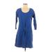 G.H. Bass & Co. Casual Dress: Blue Dresses - Women's Size Medium