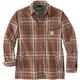 Carhartt Flannel Sherpa Lined Hemd, braun, Größe S