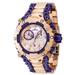 Invicta Gladiator Unisex Watch w/ Mother of Pearl Dial - 43.2mm Rose Gold Purple (41115)