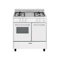 Glemgas - cucina a gas 49l 4 luci bianca - ga85pmwh - glem