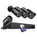 ANNKE 1080p Wired Security Camera System with 8CH 6-in-1 DVR, 100 ft EXIR Night Vision,Smart IR