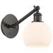 Ballston Athens 6" LED Sconce - Bronze Finish - Matte White Shade