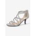 Women's Karlette Sandals by Bella Vita in Silver Glitter (Size 9 1/2 M)