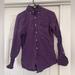 J. Crew Shirts | J.Crew Slim Long Sleeve Gingham Button Up Shirt Purple Blue Xs | Color: Blue/Purple | Size: Xs