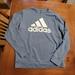 Adidas Shirts | Adidas Golf Crewneck Sweatshirt Large | Color: Blue/White | Size: L