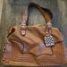 Jessica Simpson Bags | Jessica Simpson Pebbled Faux Leather Full Zip Satchel | Color: Brown/Tan | Size: Os