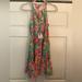 Lilly Pulitzer Dresses | Lilly Pulitzer Carolane Lileeze Halter Swing Dress Size Xs. Nwt | Color: Green | Size: Xs