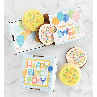 2Pk Happy Birthday Cookie Card by Cheryl's Cookies