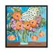 East Urban Home Thoughtful by Kait Roberts - Wrapped Canvas Gallery-Wrapped Canvas Giclée Canvas in Blue/Green/Orange | Wayfair