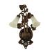 Meyda Lighting Pond Lily 2-Light Armed Sconce Glass in White | 17.5 H x 11 W x 8 D in | Wayfair 11239