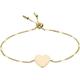 Fossil Drew JF04332710 Women's Link Bracelet Stainless Steel Gold-Coloured, Inner Length: 216mm, Stainless Steel, No gemstone