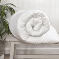 Night Comfort Feels Like Down Duvet - 100% Silk-Like Organic Cotton Cover - Hypoallergenic Feather & Down Alternative Hollowfibre Filling (10.5 Tog - Double)