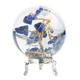 FASHIONZAADI Lapis Lazuli Healing Crystals Sphere Ball Natural Crystal Ball Mineral Stone Ball with Decorative Stand Halloween Crystal Tarot Accessorie Ball Lover 50mm