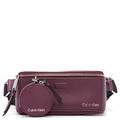 Calvin Klein Women's Millie Novelty Belt Bag, Eggplant, One Size