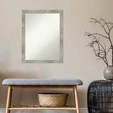 Gracie Oaks Liani Plastic Framed Wall Mounted Accent Mirror in Distressed Plastic | 26.5 H x 20.5 W x 1.375 D in | Wayfair