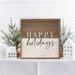 The Holiday Aisle® Happy Holidays Modern Whitewash Wood in Brown | 16 H x 16 W x 1.5 D in | Wayfair F9BF7460AE5C4C168FF7CCD0FAFC9420