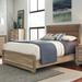 Transitional Queen Uph Panel HB & FB In Sandstone Finish - Liberty Furniture 439-BR13HF