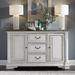 Traditional Buffet In Weathered Brown & Antique White Finish - Liberty Furniture 520-CB6640