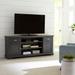 Traditional 72 Inch Entertainment TV Stand In Slate Finish w/ Weathered Pine - Liberty Furniture 303G-TV72