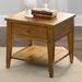 Rustic End Table In Oak Finish - Liberty Furniture 110-OT1020