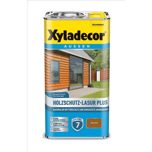 Xyladecor - Holzschutz-Lasur Plus, Eiche Hell, 4 l