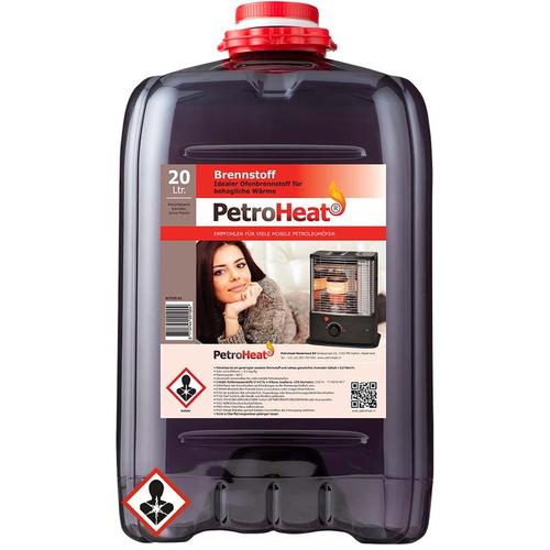 Petroheatnederlandbv - 20 l Liter Petroleum geruchsarm für Heizofen Petroleumofen