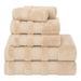 Darby Home Co Karani Luxury Extra Soft 6 Piece 100% Turkish Cotton Bath Towel Set 100% Cotton in White/Brown | 27 W in | Wayfair