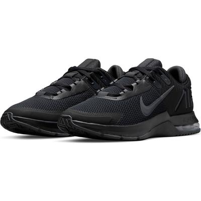 Trainingsschuh NIKE "AIR MAX ALPHA TRAINER 4", Gr. 40, schwarz (schwarz, schwarz, anthrazit), Synthetik, Textil, sportli