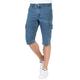 Jeansbermudas Gr. 60, Normalgrößen, blau (light blue, denim) Herren Jeans Hosen