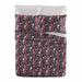 Vera Bradley Lanai Floral 3 Piece Quilt Set Microfiber/Cotton in Green/Pink/White | King Quilt + 2 King Shams | Wayfair A045521MUNFS