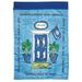 East Urban Home South Carolina 2-Sided Polyester 18 in. x 13 in. Garden Flag in Blue/White | 18 H x 13 W in | Wayfair