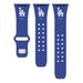 Blue Los Angeles Dodgers Logo Silicone Apple Watch Band