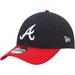 Men's New Era Navy/Red Atlanta Braves Replica Core Classic 9TWENTY Adjustable Hat