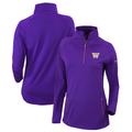 Women's Columbia Purple Washington Huskies Outward Nine Quarter-Zip Pullover Top