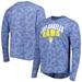 Men's MSX by Michael Strahan Royal Los Angeles Rams Performance Camo Long Sleeve T-Shirt