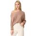 Free People Sweaters | Free People Alana Knit Pullover Sweater In Tan | Color: Brown/Tan | Size: S