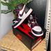 Nike Shoes | Nike Air Jordan 1 Retro High Og Shoes In Black/White/Gym Red | Color: Black/Red | Size: 5.5