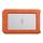 LaCie Rugged 2TB External Hard Drive Portable HDD USB-C USB 3.0 Drop Shock Resistant for Mac and PC, Orange (STFR2000800)