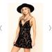 Free People Dresses | Free People Dangerous Love Mini Dress Nwt & Never Worn. Size 8. Originally $108. | Color: Black/Tan | Size: 8