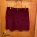 Athleta Skirts | Bright Deep Red Skirt By Athleta In Size 10. 18” Length. | Color: Red | Size: 10