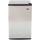 Whynter Compact Upright Freezer With Lock, Solid Door, 2.1 Cu. Ft., Stainless Steel/Black