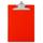 Saunders Recycled Plastic Clipboard with Antimicrobial Protection, 8-1/2&quot; x 12&quot;, Red