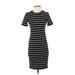 H&M Casual Dress - Sheath: Black Print Dresses - Women's Size Small