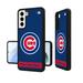 Chicago Cubs Stripe Design Personalized Galaxy Bump Case