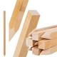 9x VOSS.garden Holzpfahl Buche 130cm, Zaunpfahl, Pflanzpfahl, 2,7 x 2,7cm