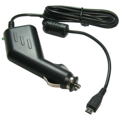 Premium Micro-USB 2A KFZ-Ladekabel 12V/24V mit TMC Antenne (1,1m Länge) für Becker Active 45 50 Image
