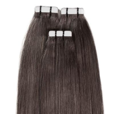 hair2heart - Extensions adhésives Premium cheveux naturels #19 Marron cendré extensions 10 un