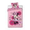 Minnie Mouse - Parure de lit simple- Minnie joyeuse et souriante - 140 cm x 200 cm