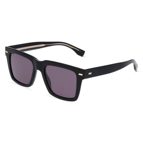 Boss 1442/S Herren-Sonnenbrille Vollrand Eckig Acetat-Gestell, schwarz